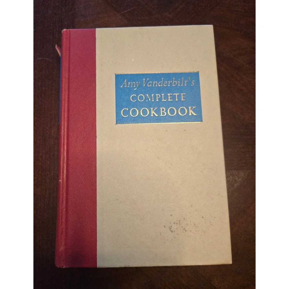 Vintage Cookbook Lot‎ Amy Vanderbilt Andrew Warhol Common Sense in the Household